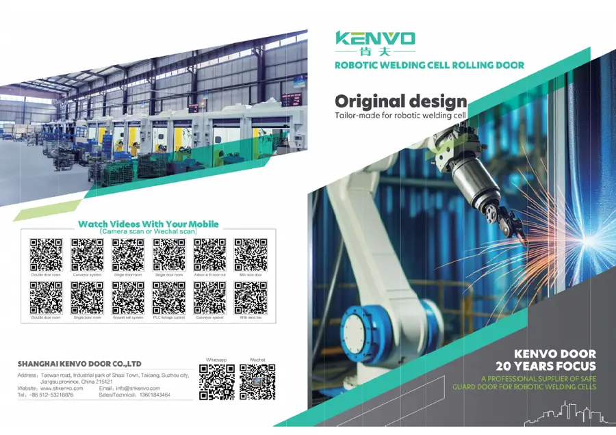 Robotic Welding Cell Rolling Door Catalog cover